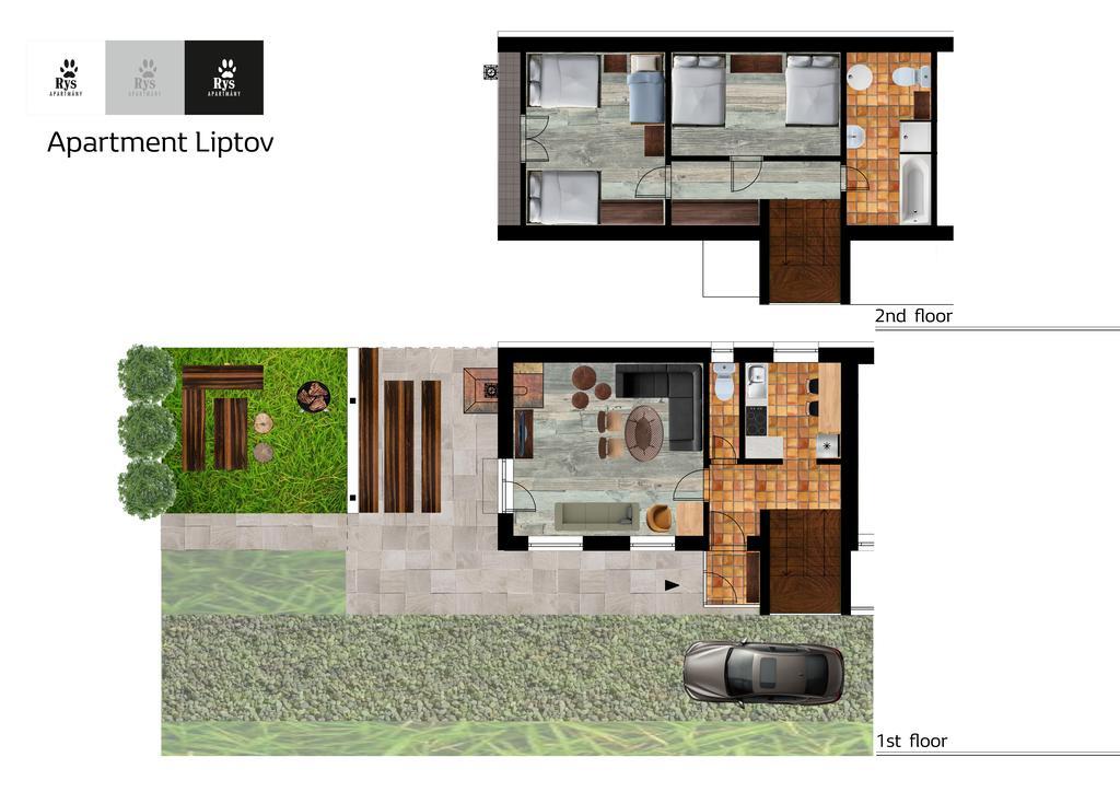 Rys Apartmany - Liptov Ліптовський Мікулаш Екстер'єр фото